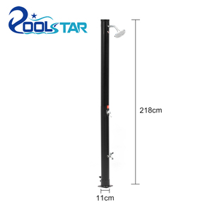 <span class=keywords><strong>Douche</strong></span> à collecteur d'énergie <span class=keywords><strong>solaire</strong></span> <span class=keywords><strong>droite</strong></span> noire en PVC 20L Jardin extérieur écologique au bord de la piscine Certifié BSCI SEDEX Utilisation de la piscine - Product Image 3