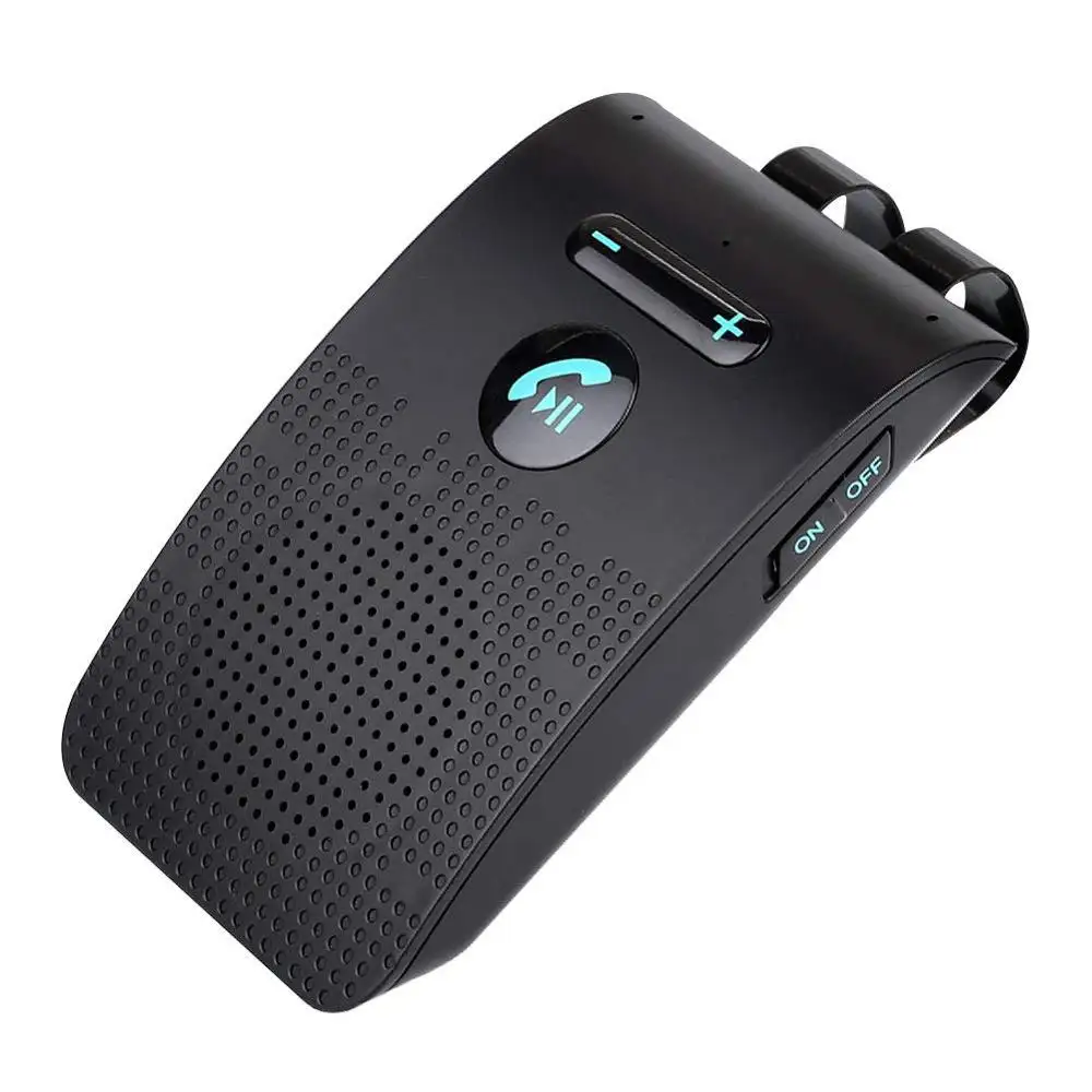 Беспроводной автомобильный комплект Bluetooth громкой связи, динамик, солнцезащитный козырек, динамик для телефона, автомобильный аудиоприемник Bluetooth, аксессуары
