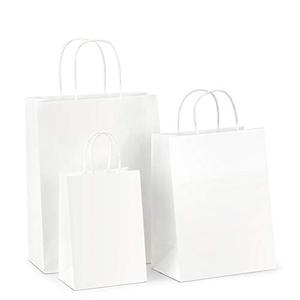 Bolsas de Papel Kraft con Asas Marrones Recicladas Ecológicas con Logotipo Personalizado, Bolsas de Embalaje de Lujo para Comida para Llevar y Regalos/Manualidades - Product Image 4