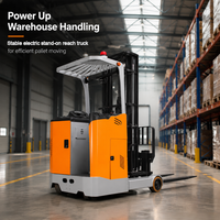 Carrello Elevatore Elettrico a Timone 48V CQD per Magazzini a Corsie Strette, Portata 1500kg-3000kg, Altezza di Sollevamento 4.5m-7m