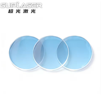 Lente Óptica Chaoguanglaser Nueva, Finamente Pulida, de 1064nm, para Cabezal de Corte Láser de Fibra, Ensamblaje de Protección de Alta Seguridad