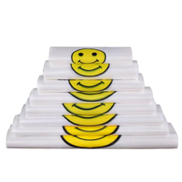 Sacs de courses réutilisables en PE robustes pour la vente en gros, personnalisables avec impression pour supermarchés et emballages d'épicerie (diverses tailles)