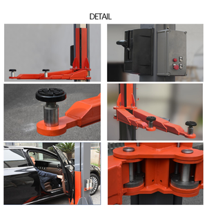 Sollevatore Idraulico a Due Colonne per Auto, Capacità 5T, Altezza di Sollevamento 1800mm per Facile Apertura Porte - Product Image 6