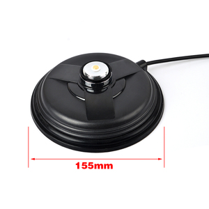 Base de antena de montaje magnético NMO de 155MM de diámetro con cable coaxial RG58 de 5M, enchufe (macho UHF) para antena NMO - Product Image 2