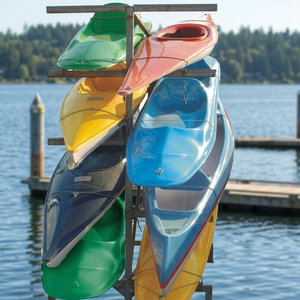 Kayak de pêche double place en fibre de verre durable, de haute qualité, neuf, marque premium SAFTER, modèle 201009142, longueur >4m, pour 2 personnes, type canoë indien. - Product Image 2