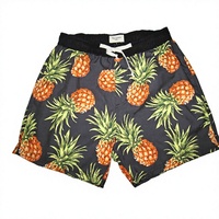 Shorts de bain d'été personnalisés imprimés pour hommes, séchage rapide, légers, 100% polyester