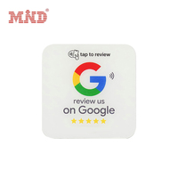 Autocollants personnalisés imprimés en acrylique pour plaques NFC NTAG 213, pour réseaux sociaux