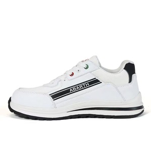 <span class=keywords><strong>Scarpe</strong></span> Antinfortunistiche Traspiranti e Leggere con Punta in Acciaio, Calzature <span class=keywords><strong>da</strong></span> <span class=keywords><strong>Lavoro</strong></span> Antiscivolo in Pelle Bianca per Uomo - Product Image 3