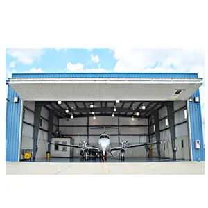 Prefab Phong Cách Mới Thiết Kế Kết Cấu Thép Hangar Kho Vật Liệu Xây Dựng Thép Xây Dựng Lưu Trữ Đổ