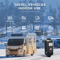 Chauffage au diesel de stationnement réglable 8KW 12V XMZ-F-D1 avec écran LCD numérique et télécommande