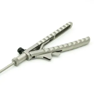 Porte-aiguilles laparoscopique manuel réutilisable en forme de V, <span class=keywords><strong>instrument</strong></span> chirurgical droit pour la chirurgie - Product Image 2
