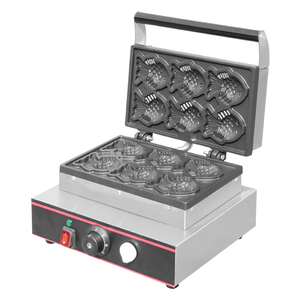 Macchina Professionale per Waffle Quadrati in Acciaio Inox, Piastra Antiaderente Commerciale per Snack, Attrezzatura da Cucina per Ristoranti - Product Image 5