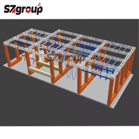Truss de carrera de obstáculos Ninja Warrior de aluminio para exteriores para Spartan Race