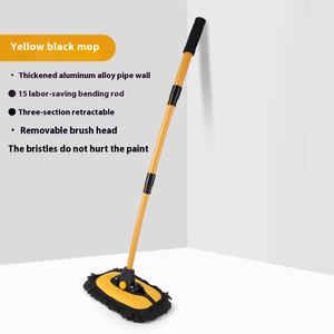 Balai <span class=keywords><strong>de</strong></span> <span class=keywords><strong>Lavage</strong></span> Voiture <span class=keywords><strong>Télescopique</strong></span> à Long Manche en Microfibre et Chenille, <span class=keywords><strong>Brosse</strong></span> <span class=keywords><strong>de</strong></span> Nettoyage Détail Pivotante et Réglable, Outil d'Entretien Automobile - Product Image 6