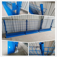 Clôture de protection des bords sur mesure pour chantier, galvanisée, clôture temporaire de protection contre les chutes pour projet de construction