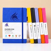 Carnet de notes personnalisé A5 avec logo, en cuir, avec élastique, couverture rigide, agenda, journal, bloc-notes