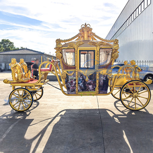 Carruaje de Caballos Personalizado para Bodas, Vagoneta Turística, Carruaje Real Eléctrico de Caballos en Venta - Product Image 6