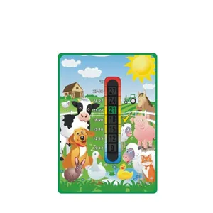 Customized Colorful LCD Thermochromic Strip Card Thermometer