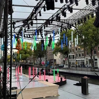Lampu 360 Derajat Tanpa Bayangan IP65 SPI UCS2904 untuk Panggung DJ Klub Terbaru, Lampu Gantung SPI Rgbw 3d Artnet Pixel Tube Pencahayaan Panggung
