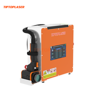 Mini machine de nettoyage au laser pulsé ultra-compacte de 15 kg, 500 W, pour le nettoyage du bois, nettoyeur laser pulsé 500 W à vendre