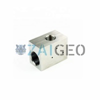 Pièces de découpeuse à eau haute pression WJS 5000039 Corps Pneu. Pièces de rechange pour machine de découpe à jet d'eau Valve 0,25
