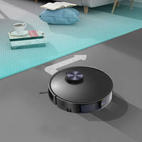 Appareils électroménagers intelligents Aspirateur robotique électrique Vadrouille 2700Pa Aspiration Balayage du sol Robots autonettoyants