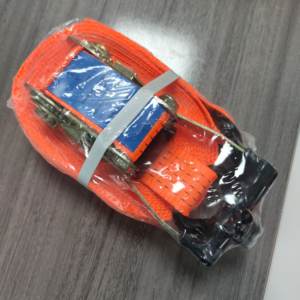 Kit de cales de roue robustes orange de qualité supérieure, système de fixation par sangle pour remorque, pièces et accessoires de remorque de qualité supérieure - Product Image 6