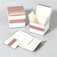 Boîte d'emballage cosmétique de luxe pour crème blanchissante, matériaux recyclés, paillettes, logo personnalisé, boîte rigide en papier de qualité supérieure pour les soins de beauté