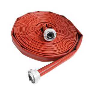 Tubo Antincendio Flessibile SL 38mm Colore Rosso Tipo 3 Rivestito in <span class=keywords><strong>Duraline</strong></span> Resistente con Raccordo - Product Image 5
