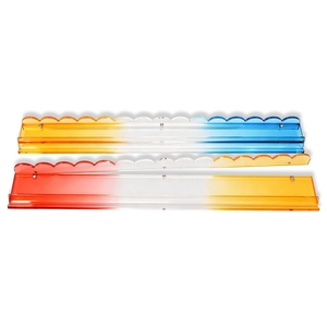 Nuevo Juego de 4 Piezas de Lujo: Regla de Mahjong Plegable de Acrílico Transparente con Degradado de Color y Empujadores Magnéticos Portátiles para <span class=keywords><strong>Casino</strong></span> - Product Image 2