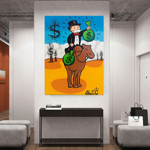 Pintura en Lienzo <span class=keywords><strong>de</strong></span> <span class=keywords><strong>Alec</strong></span> Monopoly, Hombre Rico, Arte <span class=keywords><strong>de</strong></span> Pared, Pósters e Impresiones, Arte <span class=keywords><strong>de</strong></span> Grafiti, <span class=keywords><strong>Cuadros</strong></span> <span class=keywords><strong>de</strong></span> Pared - Product Image 3