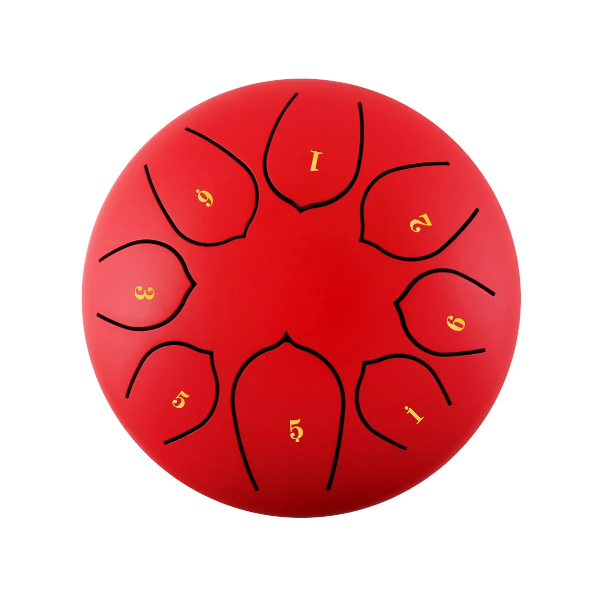 Hand Pan drum custom Logo Percussion Instrument Tongue Drums red for kids Mini Steel Tongue Drum 6 Inch 8 notes handpan