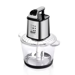 Picadora Eléctrica Transparente de 2L y 800W con Asa para Fufu, Ñame y Verduras, Molinillo de Carne - Product Image 4
