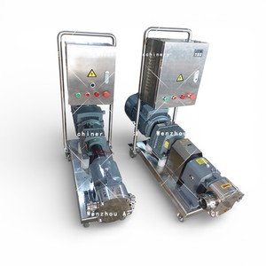 Bomba de Lóbulos Rotatorios de Acero Inoxidable de Grado Alimenticio Ace para Transferencia de Líquidos de Alta Viscosidad, como Pasta de Tomate y Melaza, OEM, Eléctrica de 3HP - Product Image 1