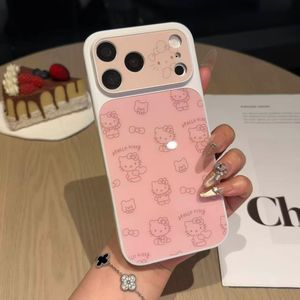 Adorabile Cover per Cellulare <span class=keywords><strong>Hello</strong></span> <span class=keywords><strong>Kitty</strong></span> in Acrilico Dipinto UV Antiurto per iPhone 17 Pro Max e 14 Plus 13 Pro Max - Product Image 5