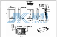 Conector USB Tipo-C Macho de 90 Grados Vertical para Montaje en Superficie, Modelo UA-10200DCG