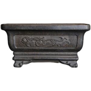 <span class=keywords><strong>Maceta</strong></span> Clásica de Arcilla Morada Durable de DaringFish, <span class=keywords><strong>Maceta</strong></span> Rectangular Pequeña para Bonsái con Orificios, para Colgar o Exhibir en Escritorio - Product Image 1