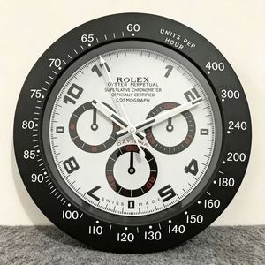 Orologi <span class=keywords><strong>da</strong></span> polso di lusso in metallo rotondo <span class=keywords><strong>da</strong></span> 14 pollici con luce notturna muta personalizzati 3D orologi <span class=keywords><strong>da</strong></span> <span class=keywords><strong>parete</strong></span> luminosi - Product Image 4