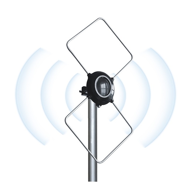 High Quality Professional CE Rohs HDTV Aerial UHF VHF Anteny Outdoor Anteni Digital TV Antena Amplified Full HD TV Antenna