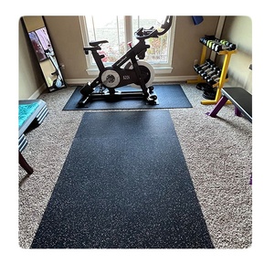 Revêtement de sol de gym en vinyle EPDM, plastique et caoutchouc personnalisé, écologique, antidérapant et imperméable pour la maison, le bureau, l'entrepôt, le garage, le parc - Product Image 1