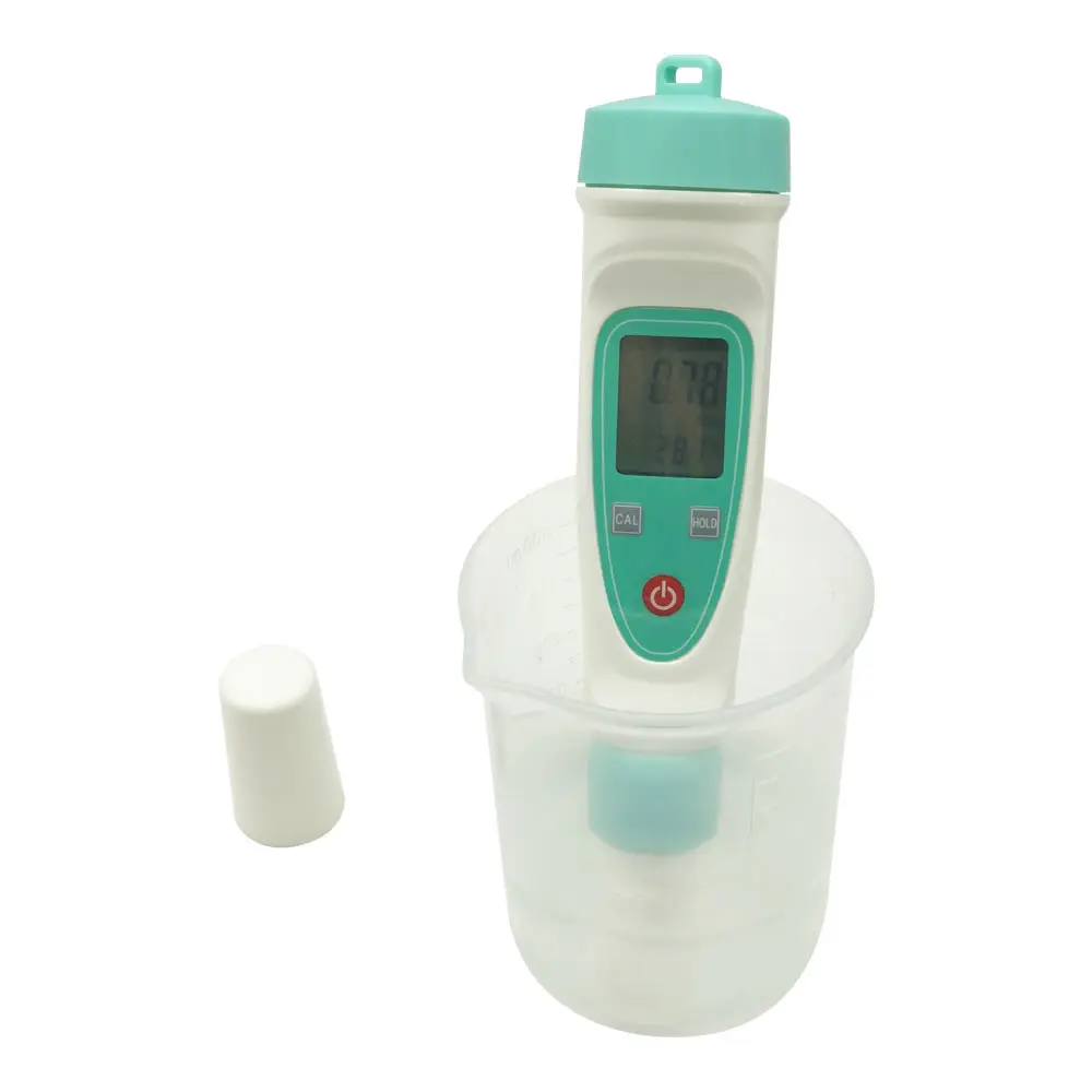 Análisis químico portátil en analizador de laboratorio de prueba de conductividad con pantalla Led Digital Kit de prueba de agua Sensor de medidor