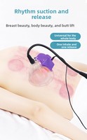 Masseur de poitrine infrarouge 4-en-1 avec vibrations et pression négative, instrument de massage électrique multi-modes pour les seins