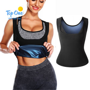 Top One Women's Sports Tank Top Entertainment Body Tummy Waist Shaper Vest Wholesale Fat Burn <b>Sauna</b> Sweat Shapewear Slimming - Product Image 1