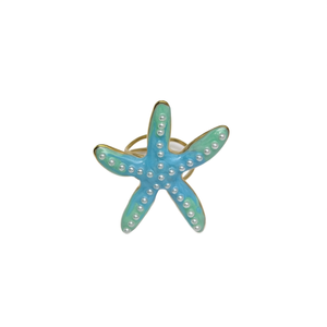 Starfish <b>Ring</b> 316L Stainless Steel PVD <b>Gold</b> Plating Sustainable Resistant Fashion Jewelry - Product Image 2