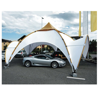 Tentes extérieures de dôme d'araignée de tentes pentagonales imperméables de voûte pour le parking