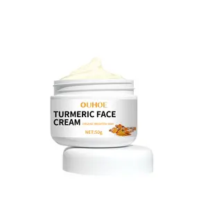 Factory customized wholesale turmeric cream skin care brightening facial cream turmeric face cre