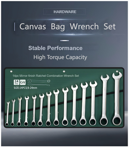 9PC 8-19Mm DIY Carbon Thép Hộp Cờ Lê Đặt 72T Double-Kết thúc Mở/Hộp Bánh Công Cụ Mỏng Hồ Sơ Metric Ratcheting Tùy Chỉnh OEM - Product Image 4