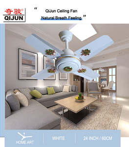 Nigeria <span class=keywords><strong>Abidjan</strong></span> Tanzanie Économie d'énergie 24 pouces 600 mm Mini ventilateur de plafond à 4 pales pour chambre/balcon/cuisine - Product Image 3