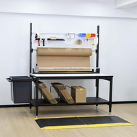 Mesa de Embalaje DETALL con Almacenamiento Diseñada para Operaciones de Envío con Estantes, Cajones y Organización de Herramientas