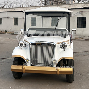 Comfortable Electric Retro Vintage Sightseeing Cart 4 Seats Classic Tour Car CE Approved for Resort Park Scenic Spot - Product Image 2